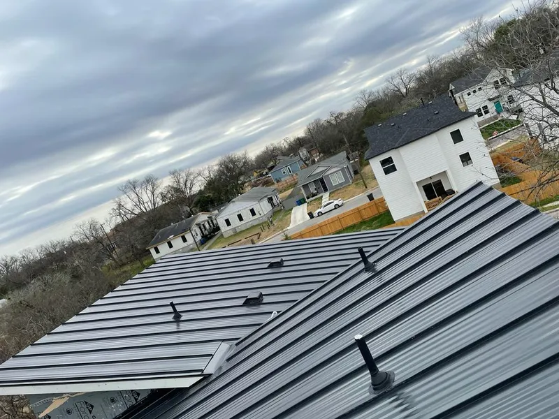 Standing seam metal roof panels with vents for Skylight Repair in Boiling Spring Lakes